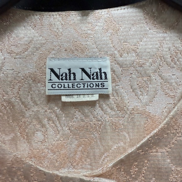 Nah Nah Collections Vintage Blush Pink Skirt Suit – Made in USA - Picture 2 of 3